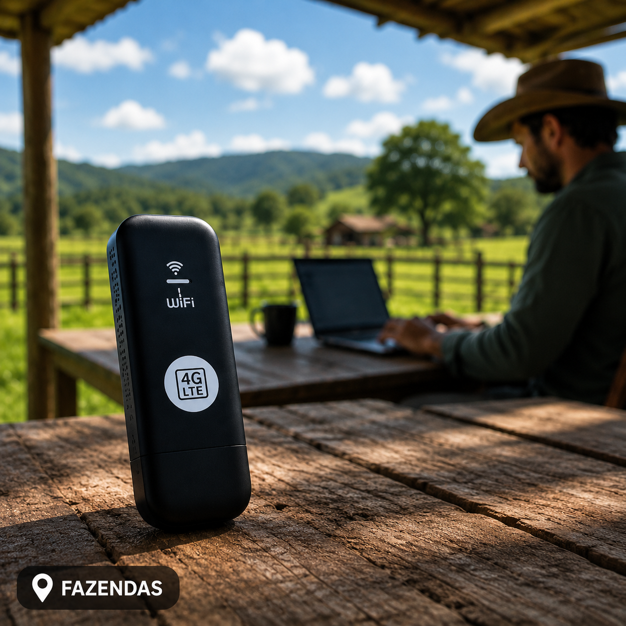 LinkGo 4G en uso en ranchos